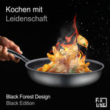 Brat/Hochkantpfanne 28cm Black Forest Design