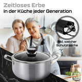 Kochtopf 24cm / 5 Liter Volumen in Black Forest Design