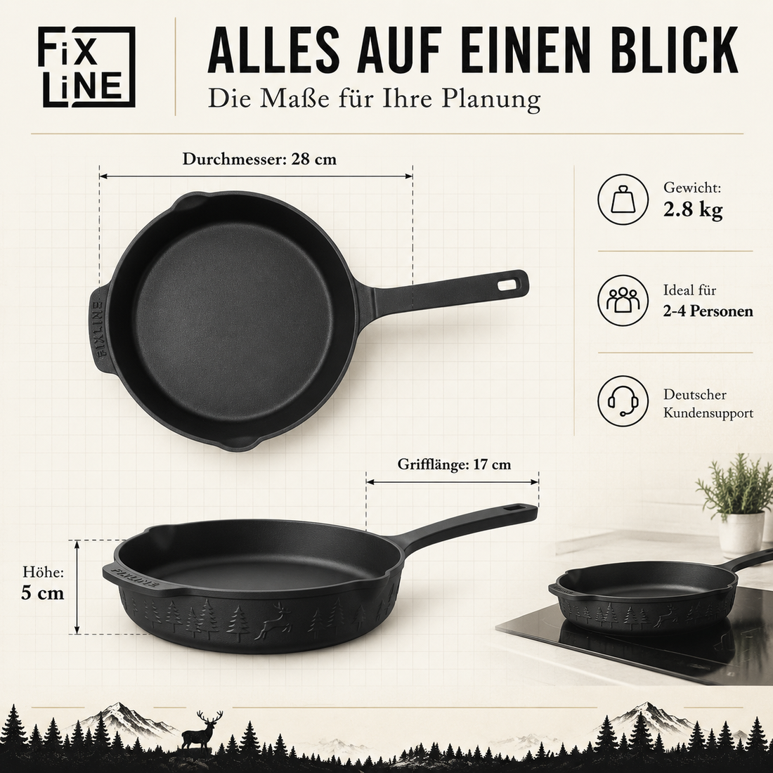 Original Gusseisenpfanne